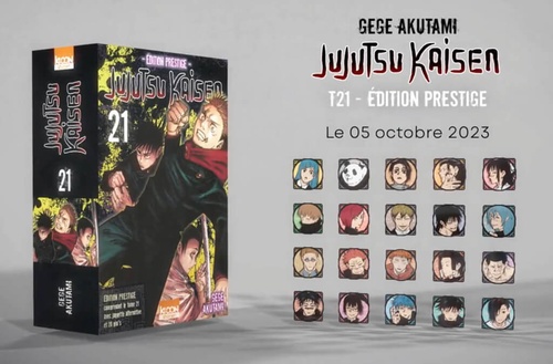 Jujutsu Kaisen tome 21 Edition prestige