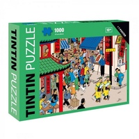 puzzle tintin dupond et dupont en chinois poster 67x48cm 81558 2023