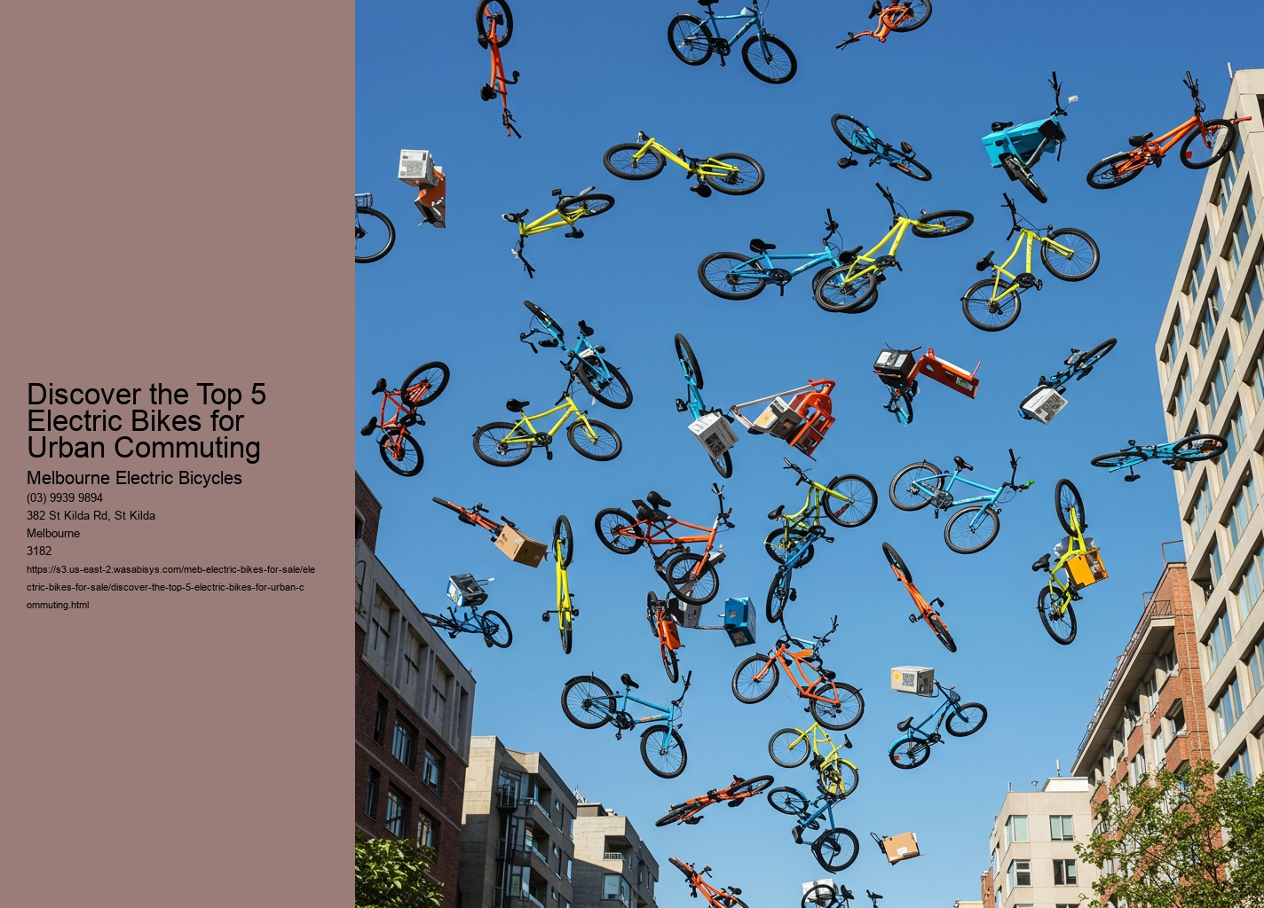 Discover the Top 5 Electric Bikes for Urban Commuting