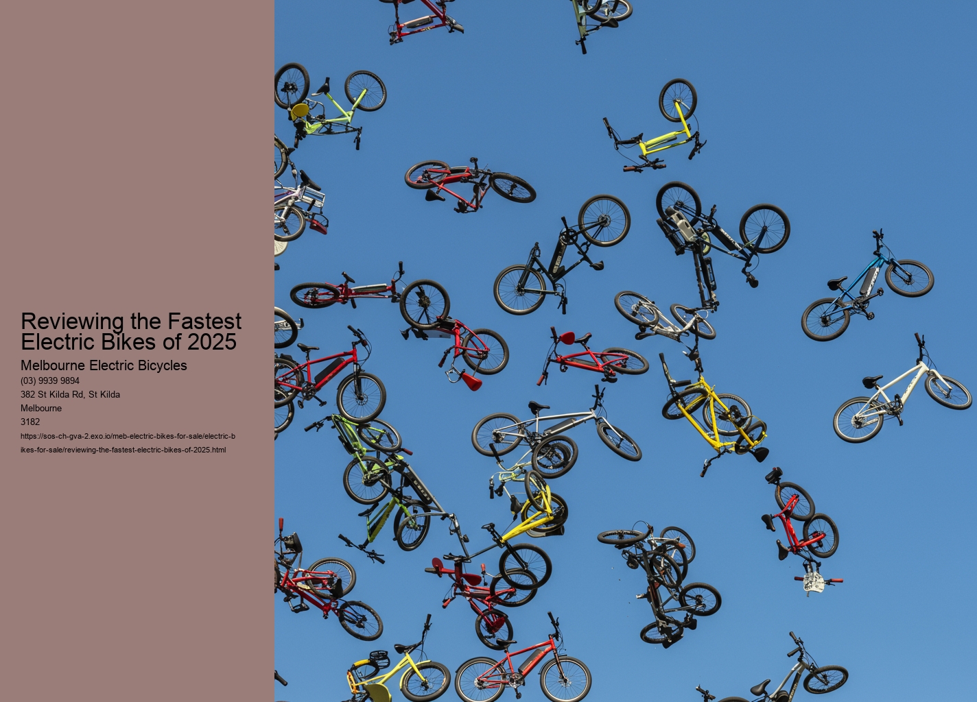 Reviewing the Fastest Electric Bikes of 2025