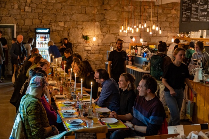 Abendessen im Ohne