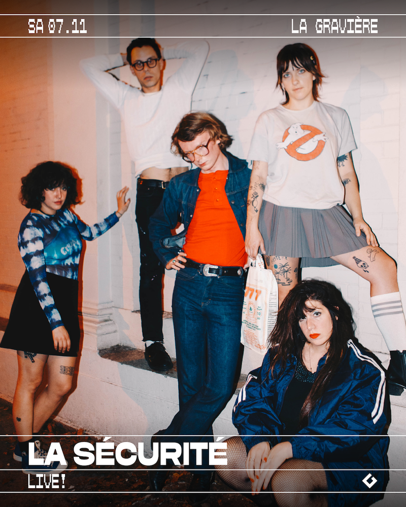 LIVE! : LA SÉCURITÉ [CA] + SUPPORT TBA