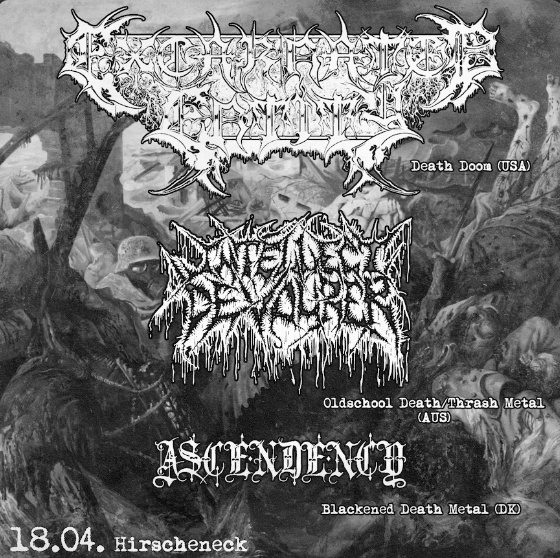Tales of Wrath presents: Excarnated Entity (USA) | Intellect Devourer (AUS) | Ascendency (DK)