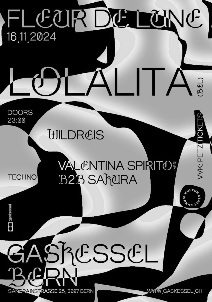 Fleur de lune w/ Lolalita (BEL) Valentina Spirito b2b Sakura, Wildreis
