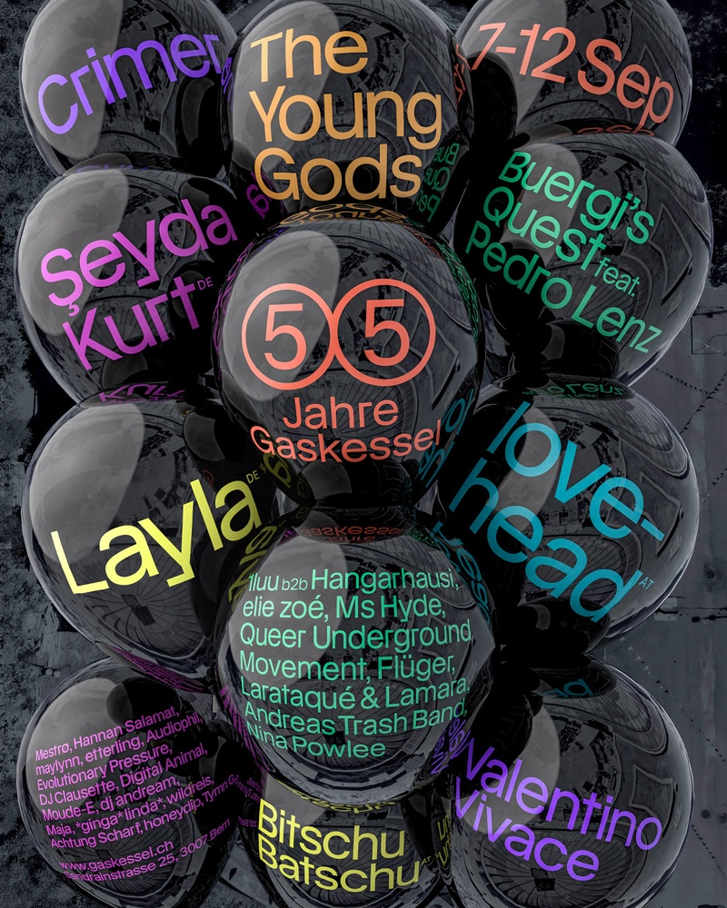 55 Jahre Gaskessel Bern: LAYLA (DE), Bitschu Batschu (AT), Nina Powlee