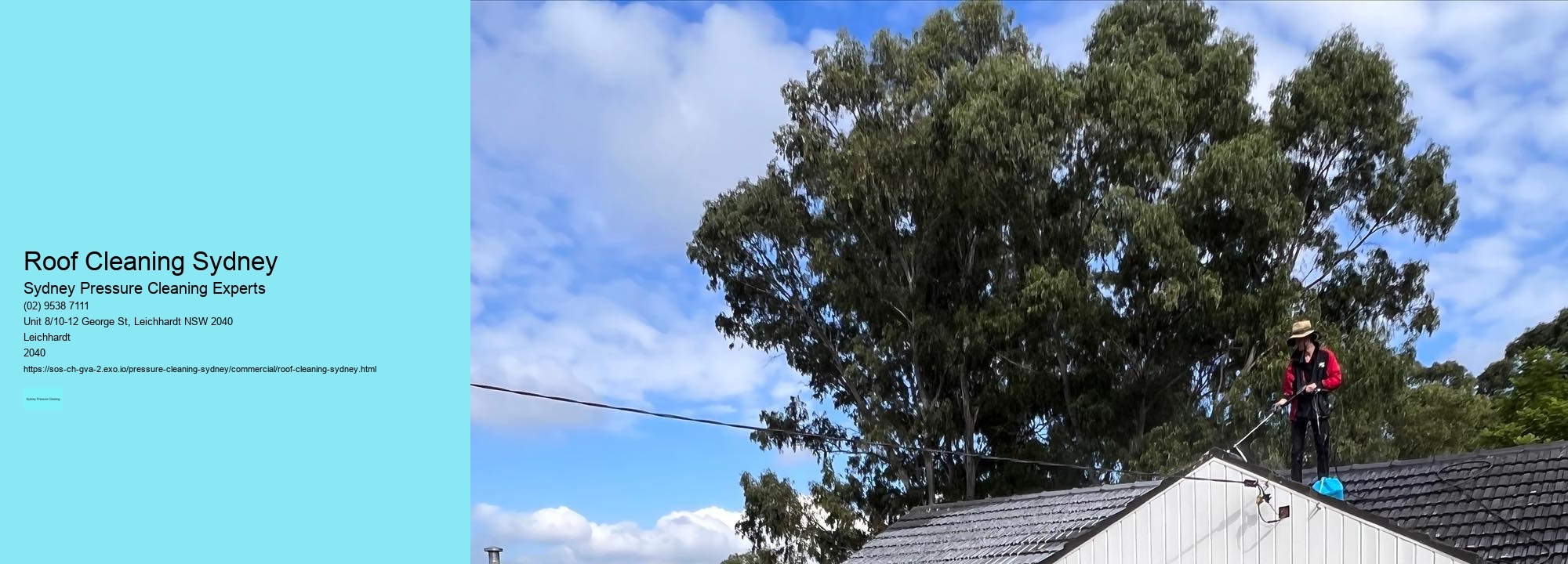 Roof Cleaning Sydney