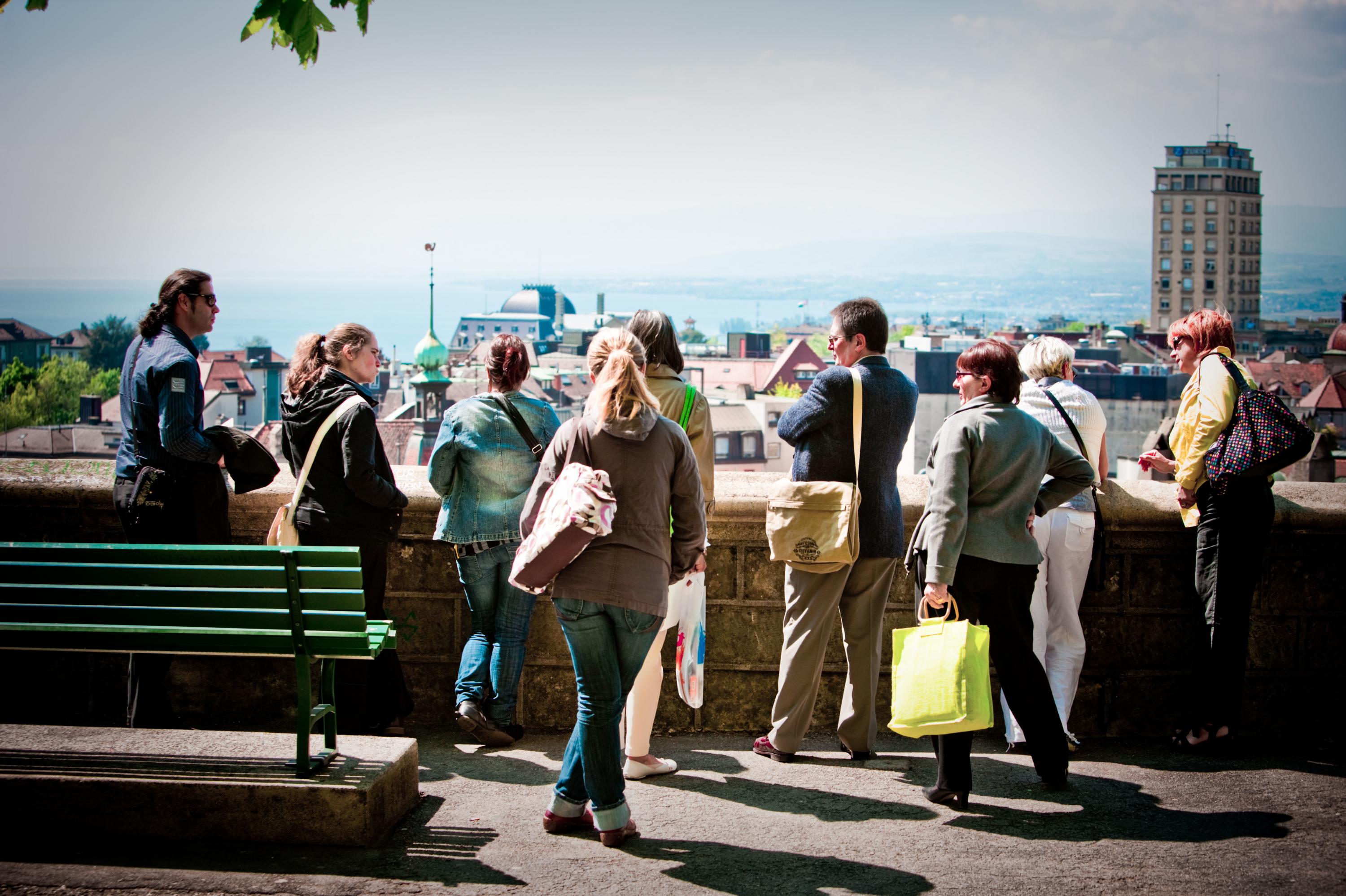 Sur l’esplanade de la Cathédrale