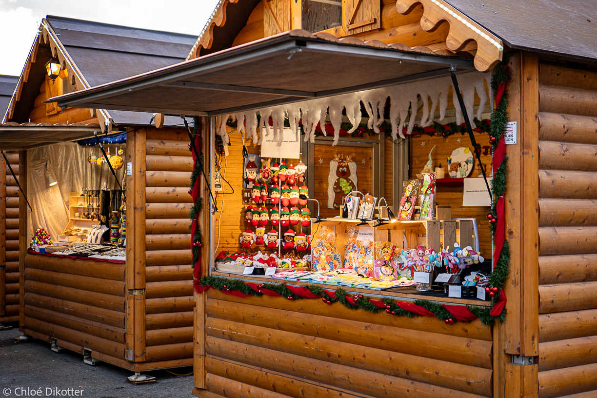Christmas market in the castle of Morges