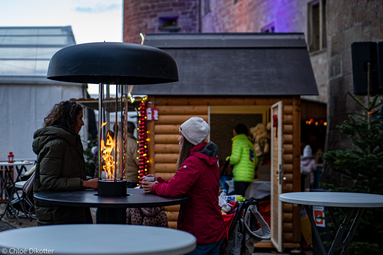 Christmas market in the castle of Morges