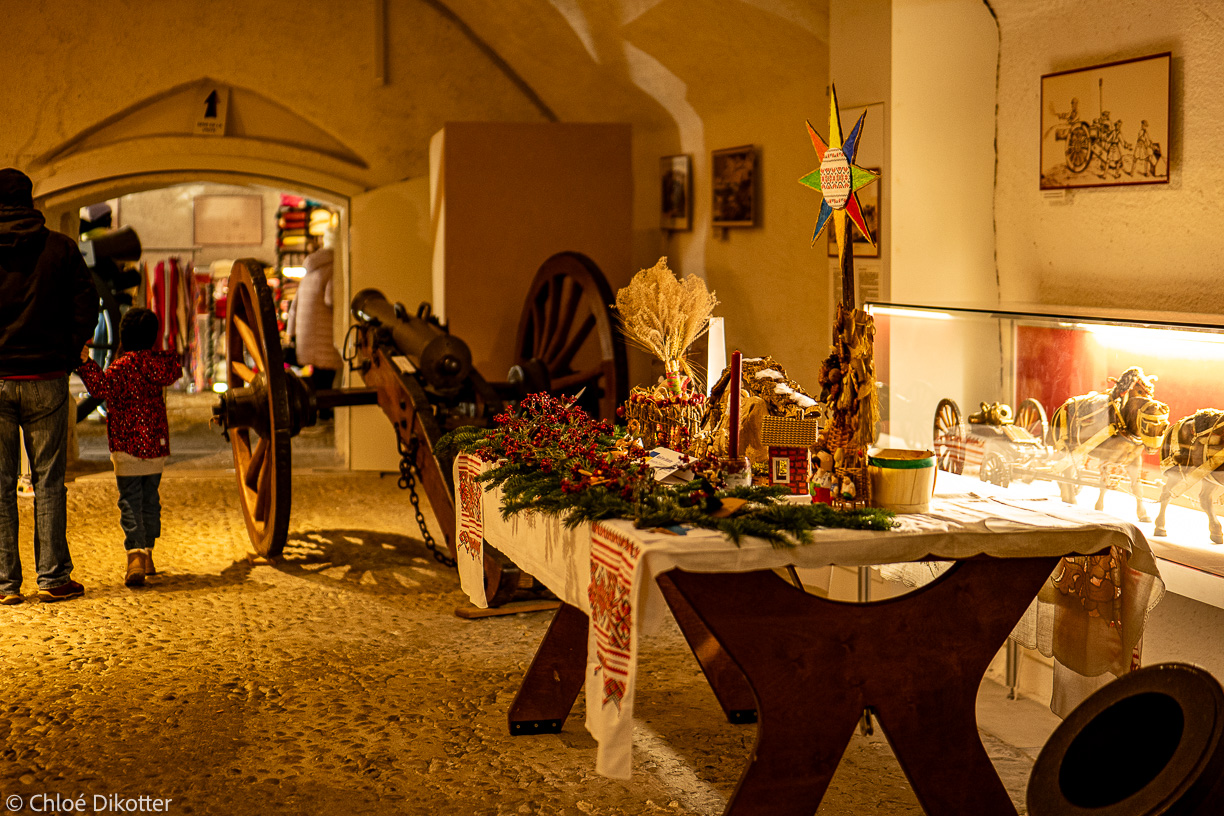 Christmas market in the castle of Morges