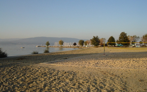 Plage communale de Portalban