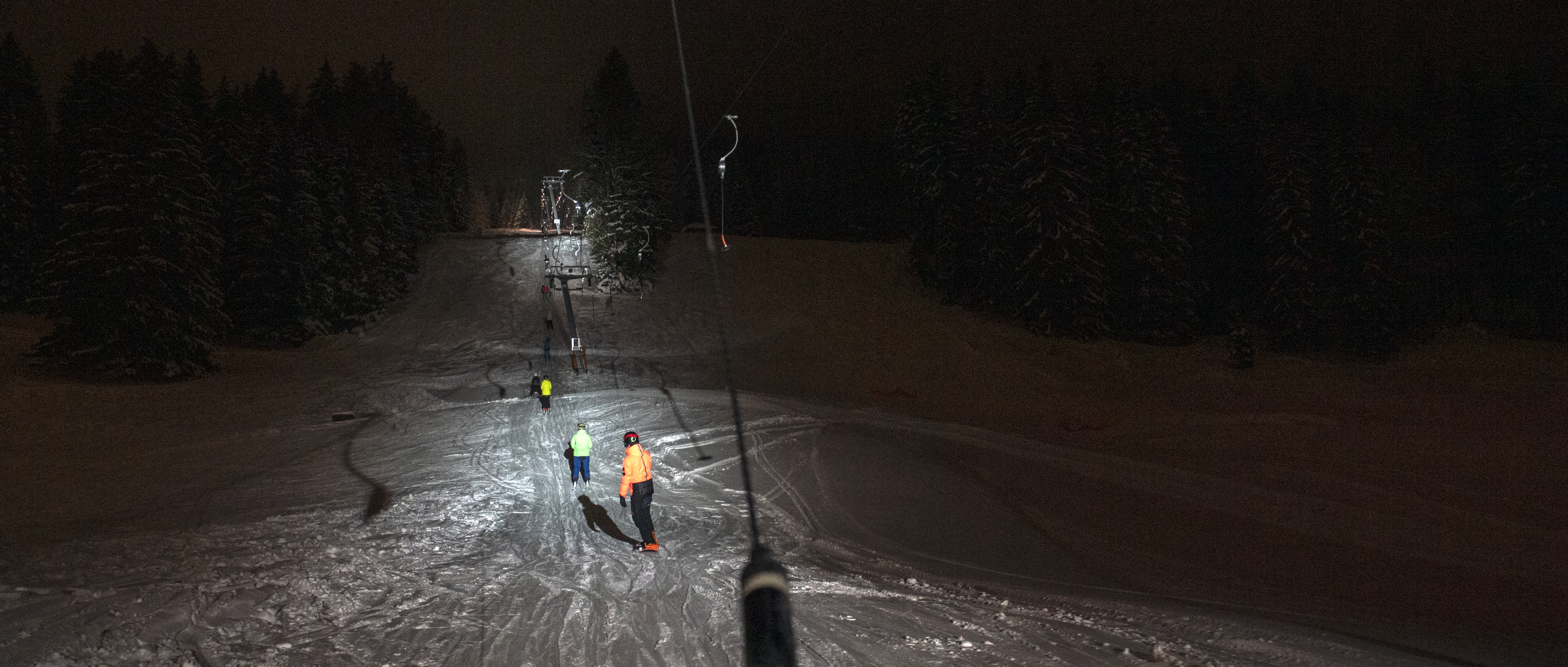 Ski nocturne à L’Orient