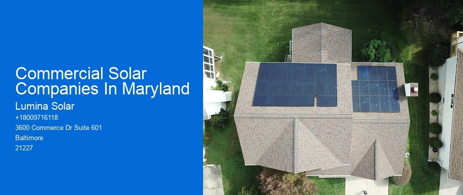 Commercial Solar Companies In Maryland