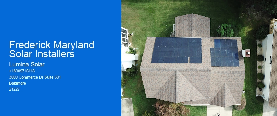 Frederick Maryland Solar Installers