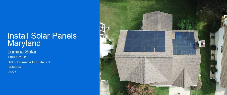 Install Solar Panels Maryland