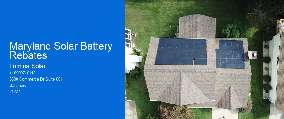 Maryland Solar Battery Rebates