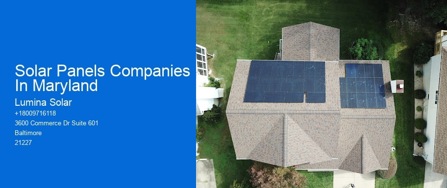 Solar Panels Companies In Maryland