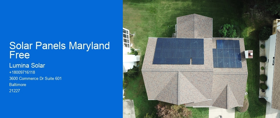 Solar Panels Maryland Free