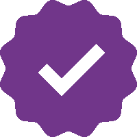 Emoji verifiedpurple